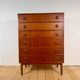 Danish teak chest of drawers, 1960s