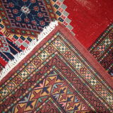 Carpet Persian Hamadaan done hand 81cm x 194cm vintage 1960 s, 1C616