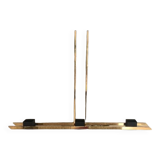 Arlus chandelier and wall lights 1960