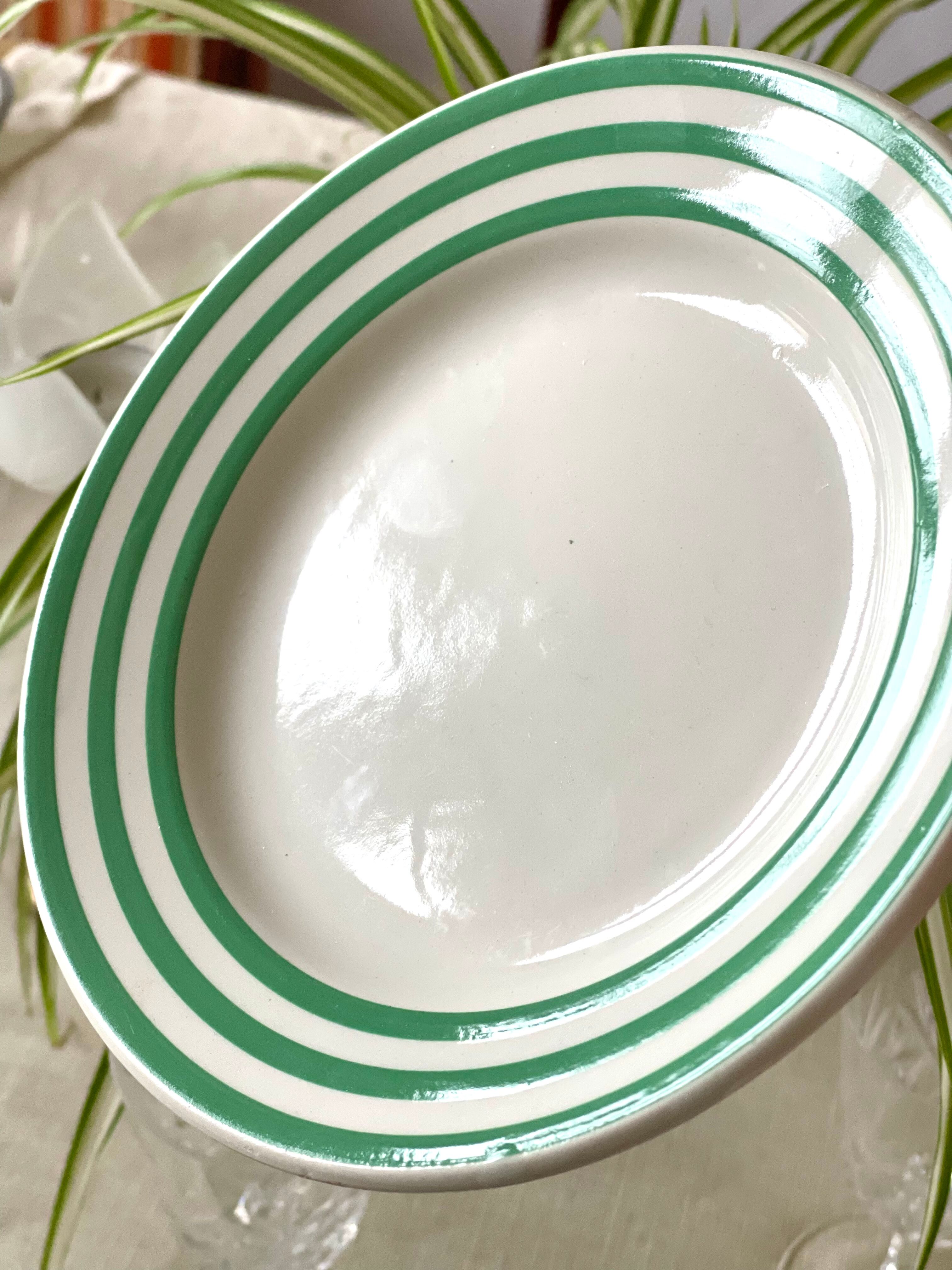 6 vintage Slave dessert plates