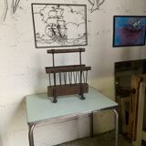 Brutalist magazine rack