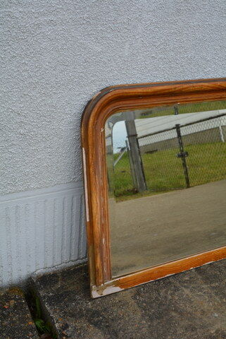 Fireplace mirror Louis Philippe style 65x97cm