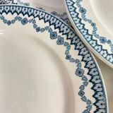 10 assiettes plates Arras Sarreguemines