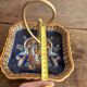 Pocket Emptying Servant Gien Earthenware Model Renaissance Angel Cherub Putti Blue
