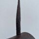 Floor-standing chandelier / antique candle holder, made of wrought iron.