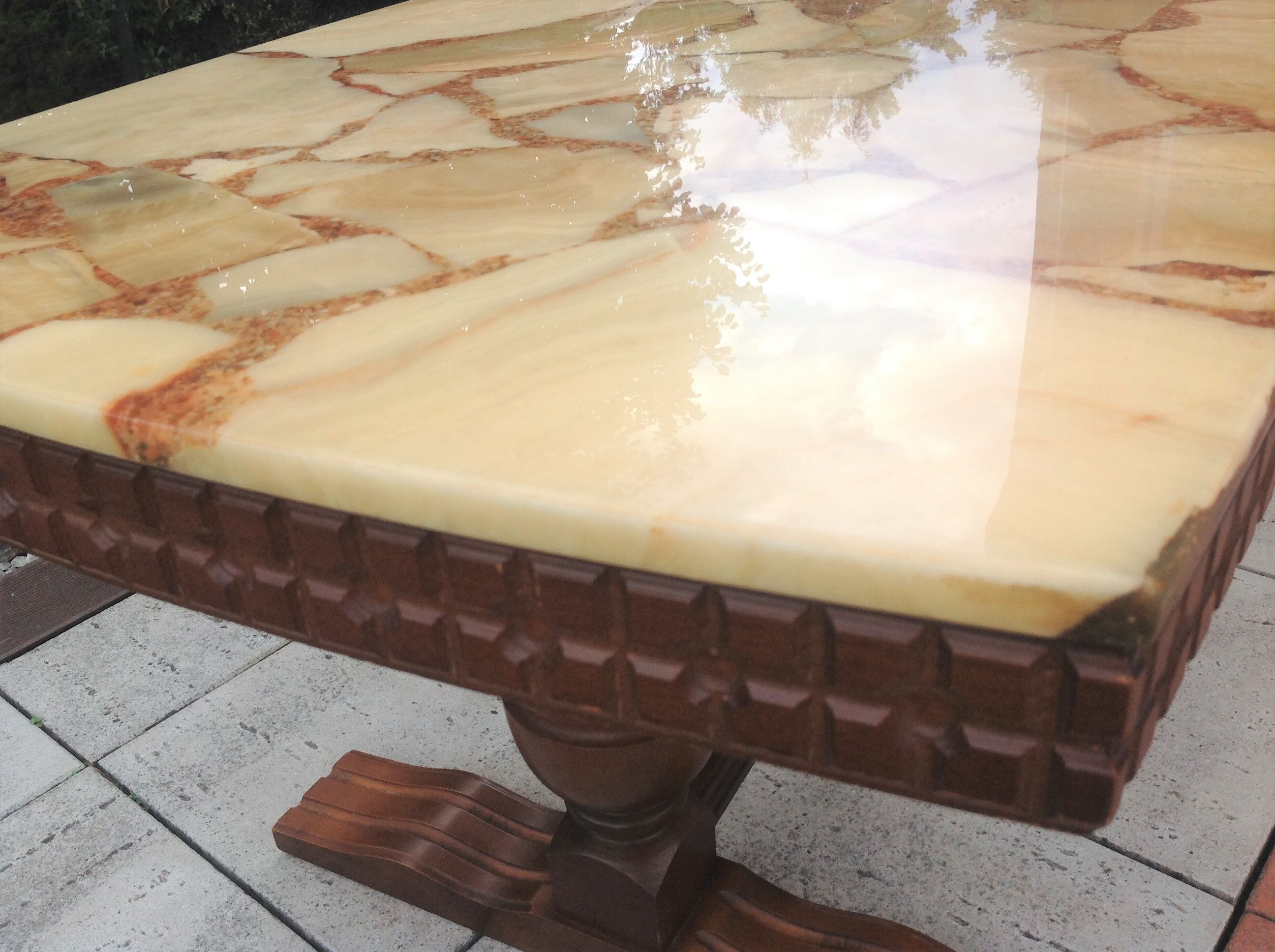 Vintage marble opus coffee table from the 60s-70s