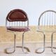 Duo of metal chairs attributed to Gastone RINALDI