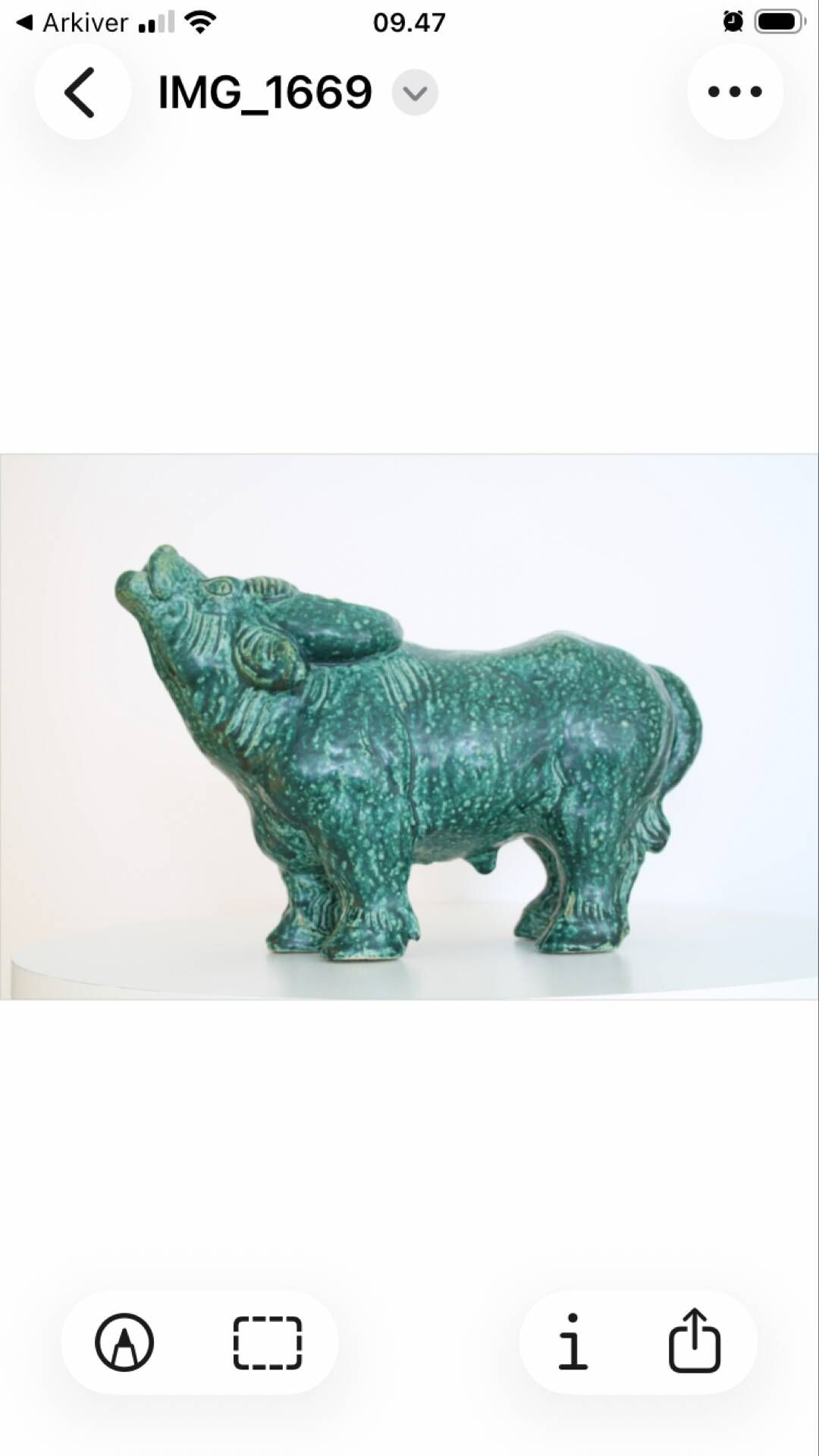 One-of-a-kind monumental pair: ultra-rare knud kyhn water buffaloes –