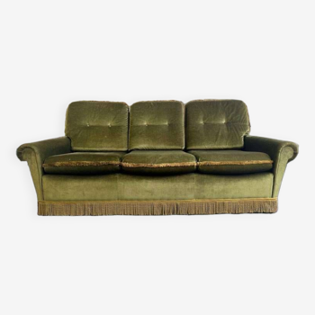 Seat / vintage moss green sofa