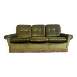 Seat / vintage moss green sofa