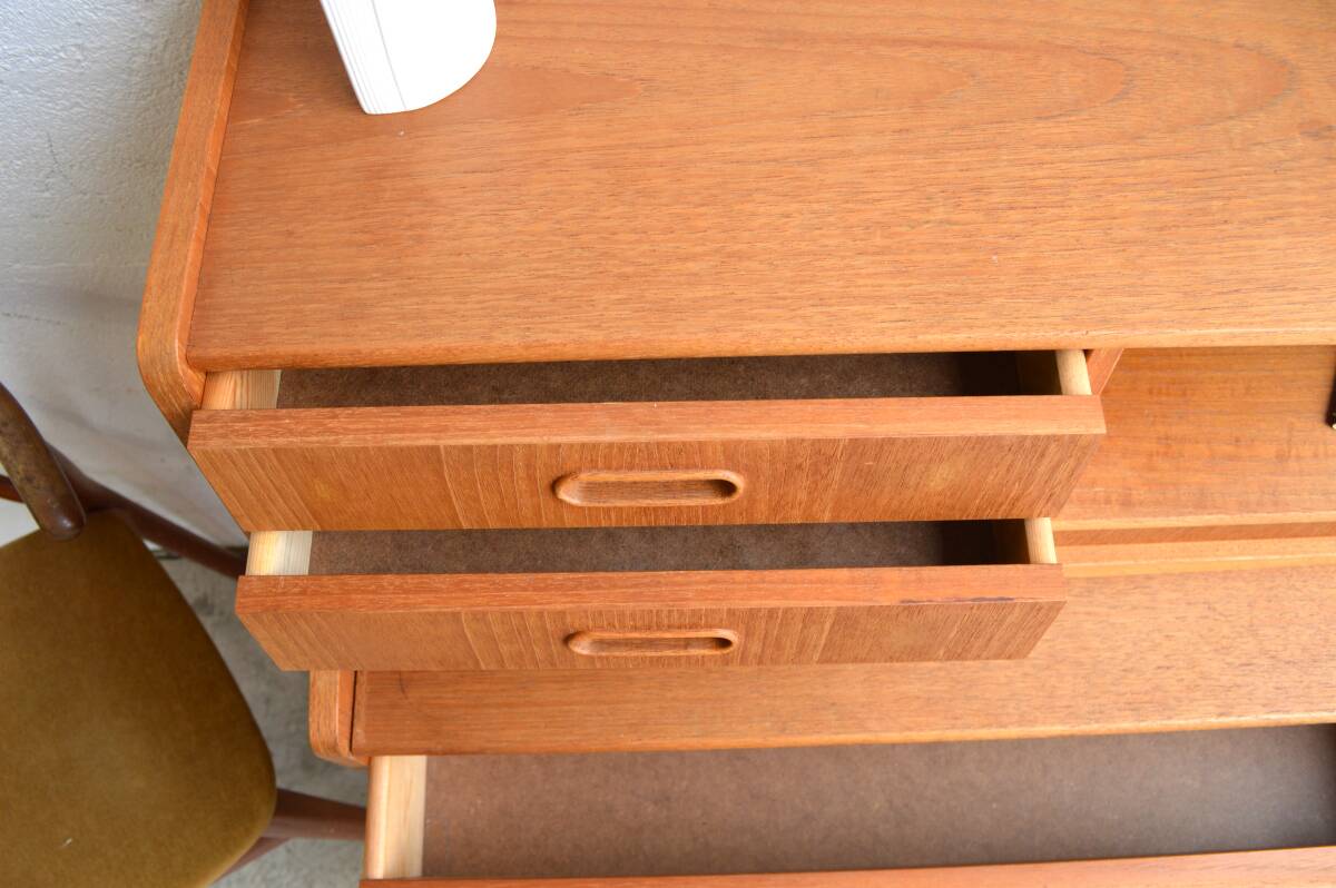 Danish teak secretary 76 cm