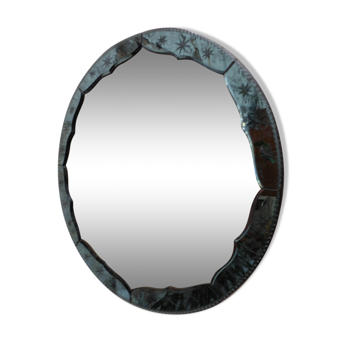 Round Venetian mirror