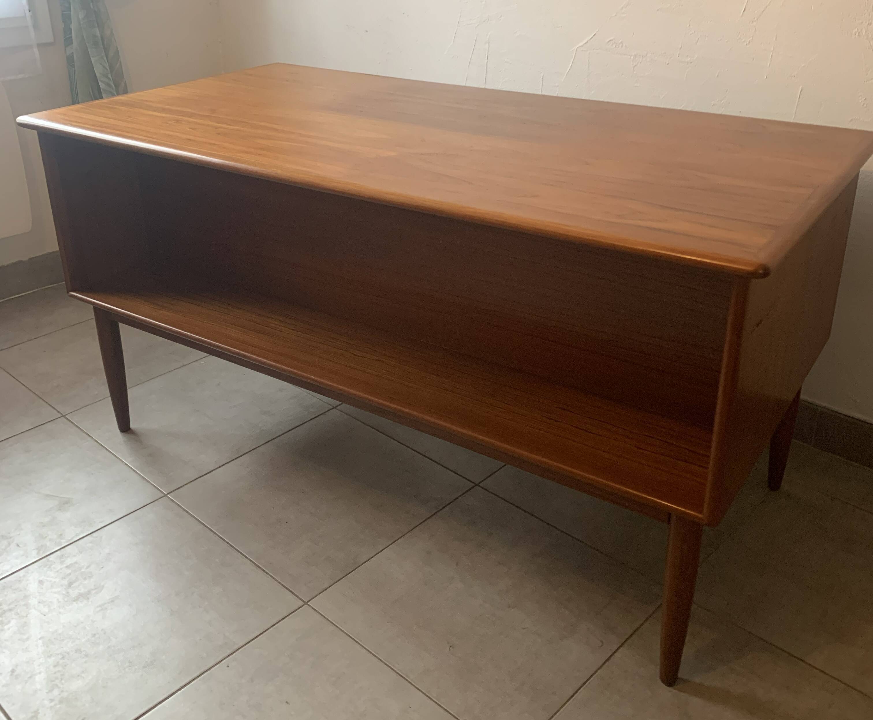 Danish Falster Teak Desk by Svend Madsen, 1960s