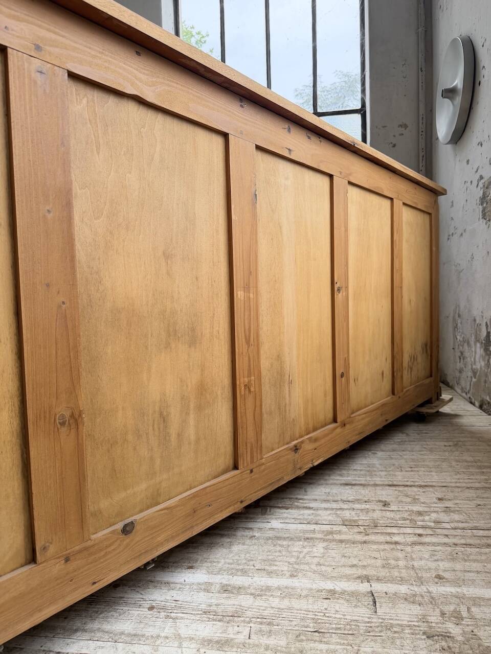 Meuble de métier pin XL années 50