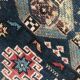 Old caucasian rug shirawan 19th handmade 105x148 cm