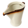 Vintage ceramic jug in ivory and brown – 1960s/70s