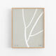 Lignes abstraites sur impression giclée grise, 50x70cm