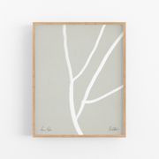 Lignes abstraites sur impression giclée grise, 50x70cm