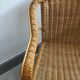 Fauteuil vintage en rotin
