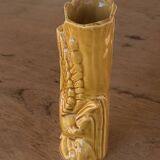 Vase céramique japonaise décor cygne