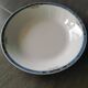 Deep plate with blue and gold decoration – 20 cm