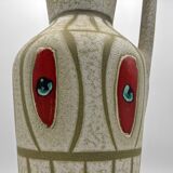 Large vase in matte and glazed ceramic • Manufacture Bay Keramik • W. Germany