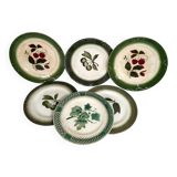 Antique plates from the Fenal Frères Pexonne factory.