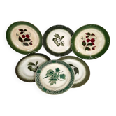 Antique plates from the Fenal Frères Pexonne factory.