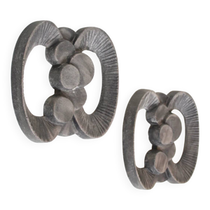 Paire de décorations - brutalistes