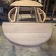 Extendable oval table
