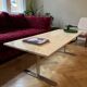 Mid-century style Carrara marble table