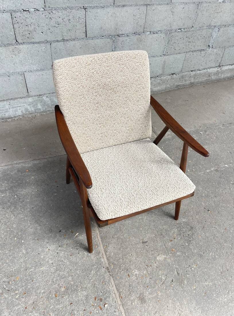 Boomerang armchair