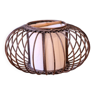 Rattan lampshade