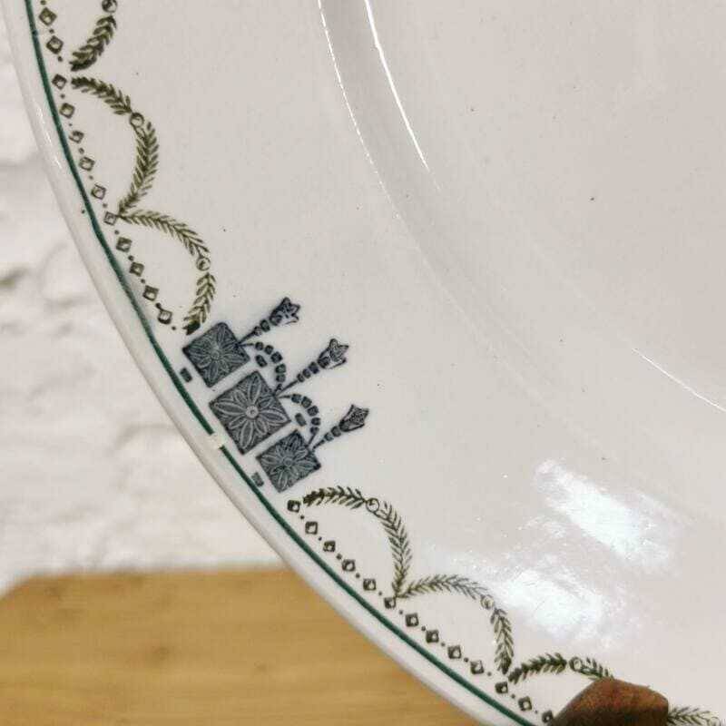 Plat de service en terre de fer l'Amandinoise