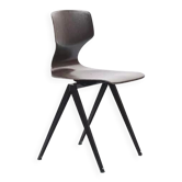 Chaise Galvanitas s19 réédition ébène noir