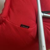 Red Câlin corner armchair by Pascal Mourgue
