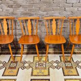 Set of 4 chairs bistrot Iller 70'