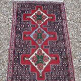 Hand knotted wool carpet 75x132cm
