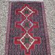 Hand knotted wool carpet 75x132cm