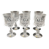Set of 6 Spiegelau crystal glasses
