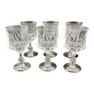 Set of 6 Spiegelau crystal glasses