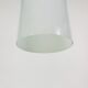 Opal glass hanging lamp from Limburg 1970