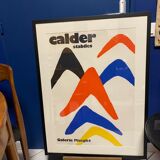 Calder Lithograph The stable