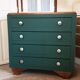 Art Deco green chest of drawers