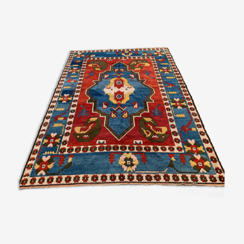 Old turkish kazak rug oriental, 306x221 cm