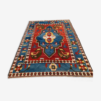 Tapis oriental tribal vintage, 306x221 cm