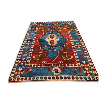Old turkish kazak rug oriental, 306x221 cm