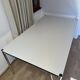 USM Haller desk in pearl grey laminate