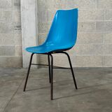 Blue fiber chair by Miroslav Navratil for Vertex 1960