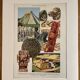 Illustrated plate on Mexican and Mayan art, 1940s-50s